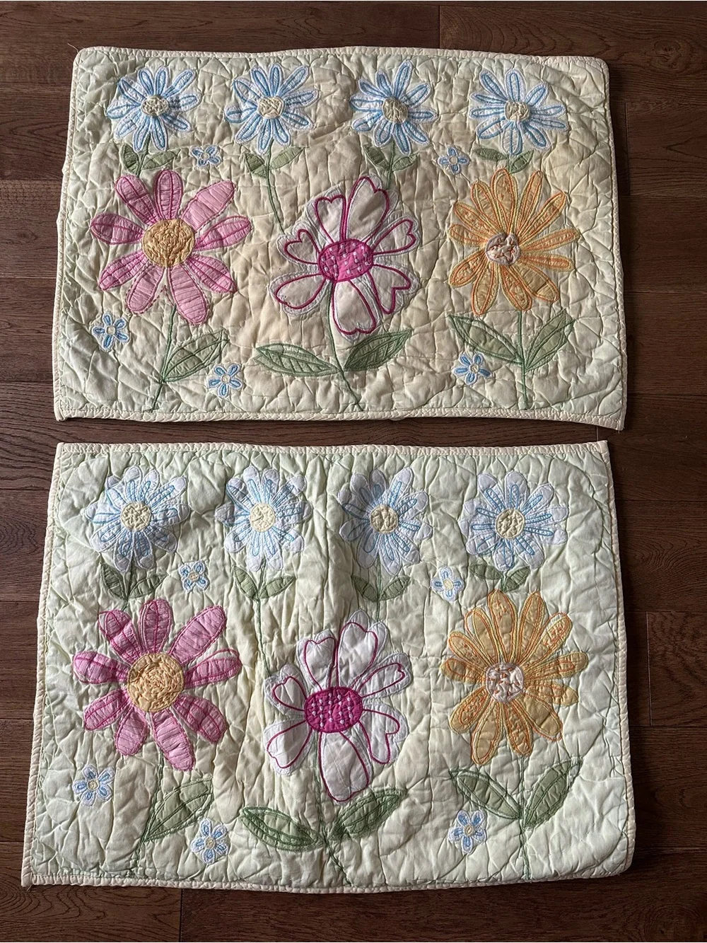 Pottery Barn Floral Quilt Kids Full/ Double Cotton